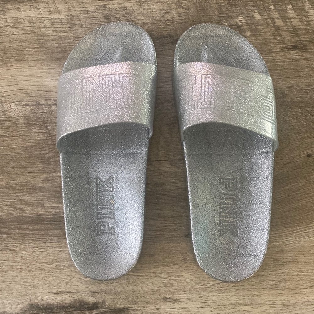 PINK slides, size 9-10.